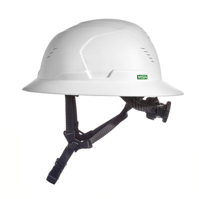 MSA V-Gard H2 Full Brim - Type II Class C - Mips - Safety Helmet - Non-Vented - White - 10250617