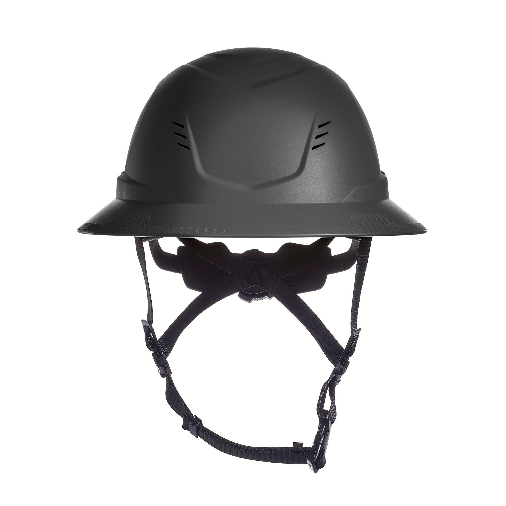 MSA V-Gard H2 Full Brim - Type II Class C Safety Helmet - Vented - Black - 10250582