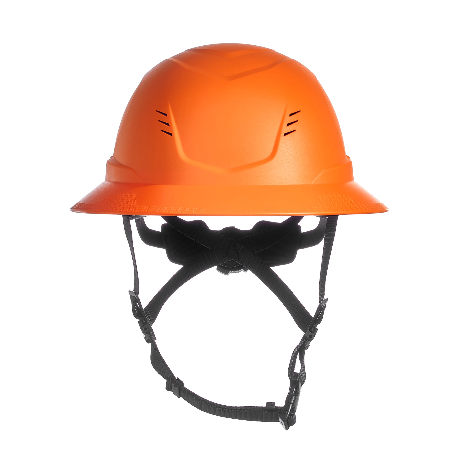 MSA V-Gard H2 Full Brim - Type II Class C Safety Helmet - Vented - Orange - 10250586
