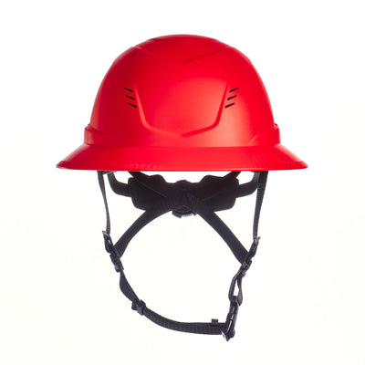 MSA V-Gard H2 Full Brim - Type II Class C Safety Helmet - Vented - Red - 10250587