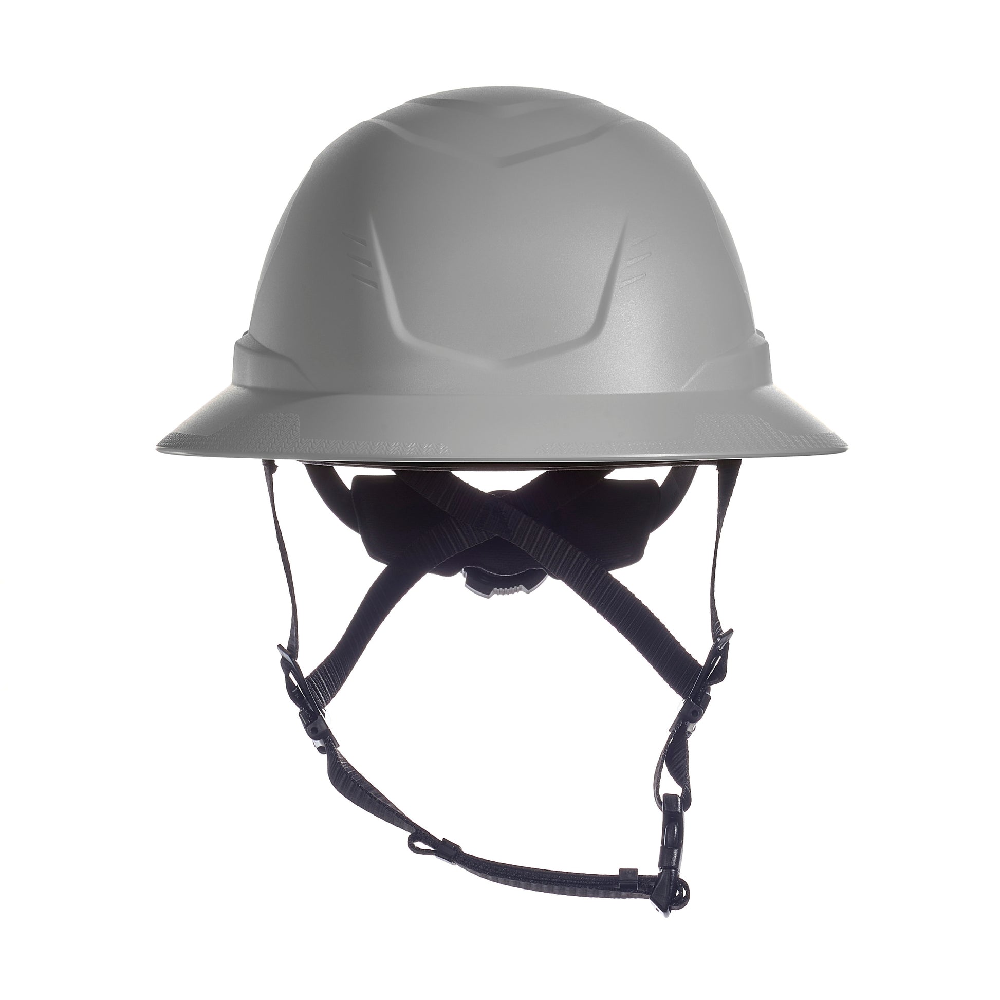 MSA V-Gard H2 Full Brim - Type II Class E Safety Helmet - Non-Vented - Gray - 10250597