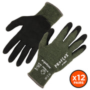 Ergodyne ProFlex 7042 Nitrile Coated Cut-Resistant Gloves - ANSI/ISEA 105-2016 A4, EN 388: 4X41D, 18g, Heat Resistant - 12-pair