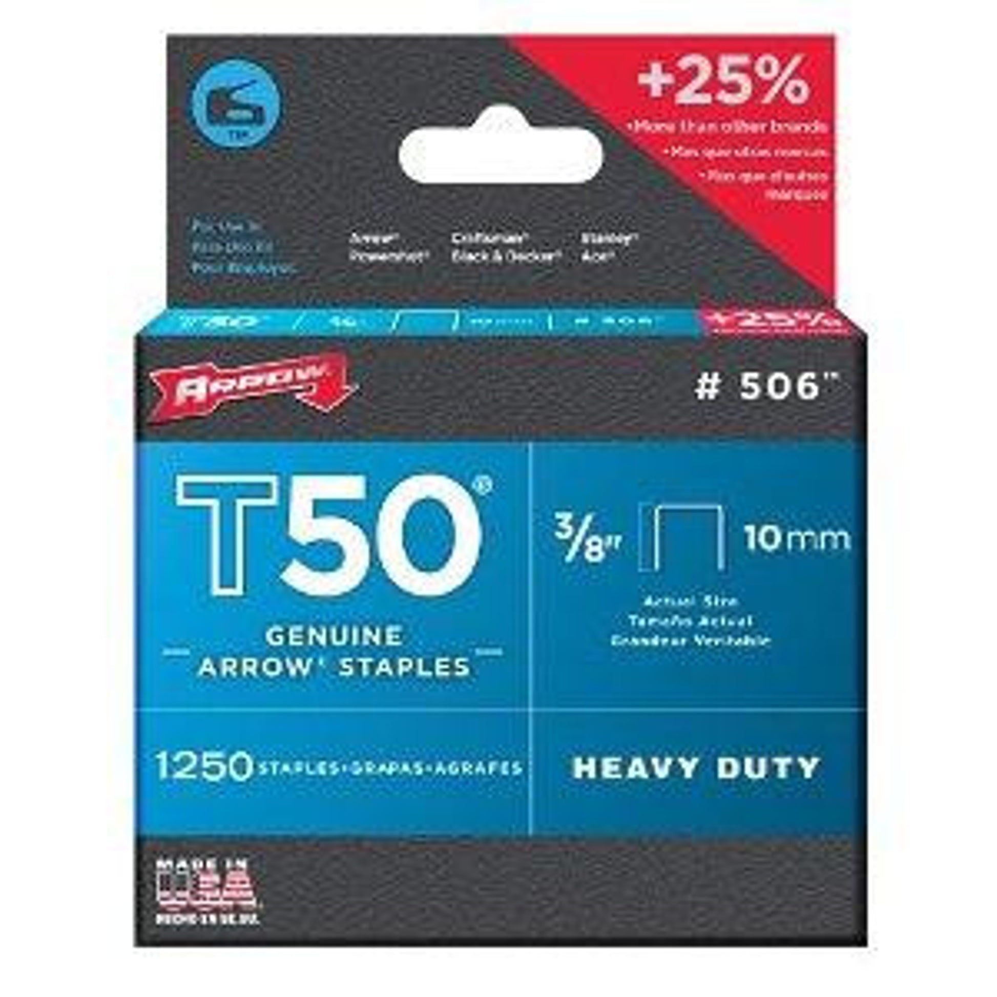T-50 3/8" Staples - 400-0404