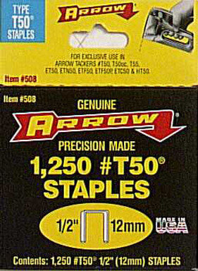 T50 1/2" Staples - 400-0403