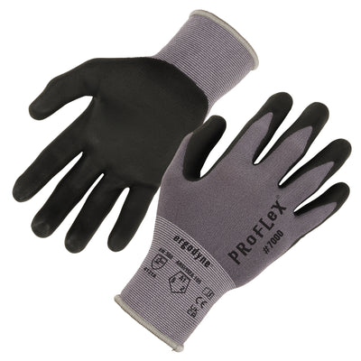 Ergodyne ProFlex 7000 Nitrile Coated Gloves - Microfoam Palm, 15g - 1-pair