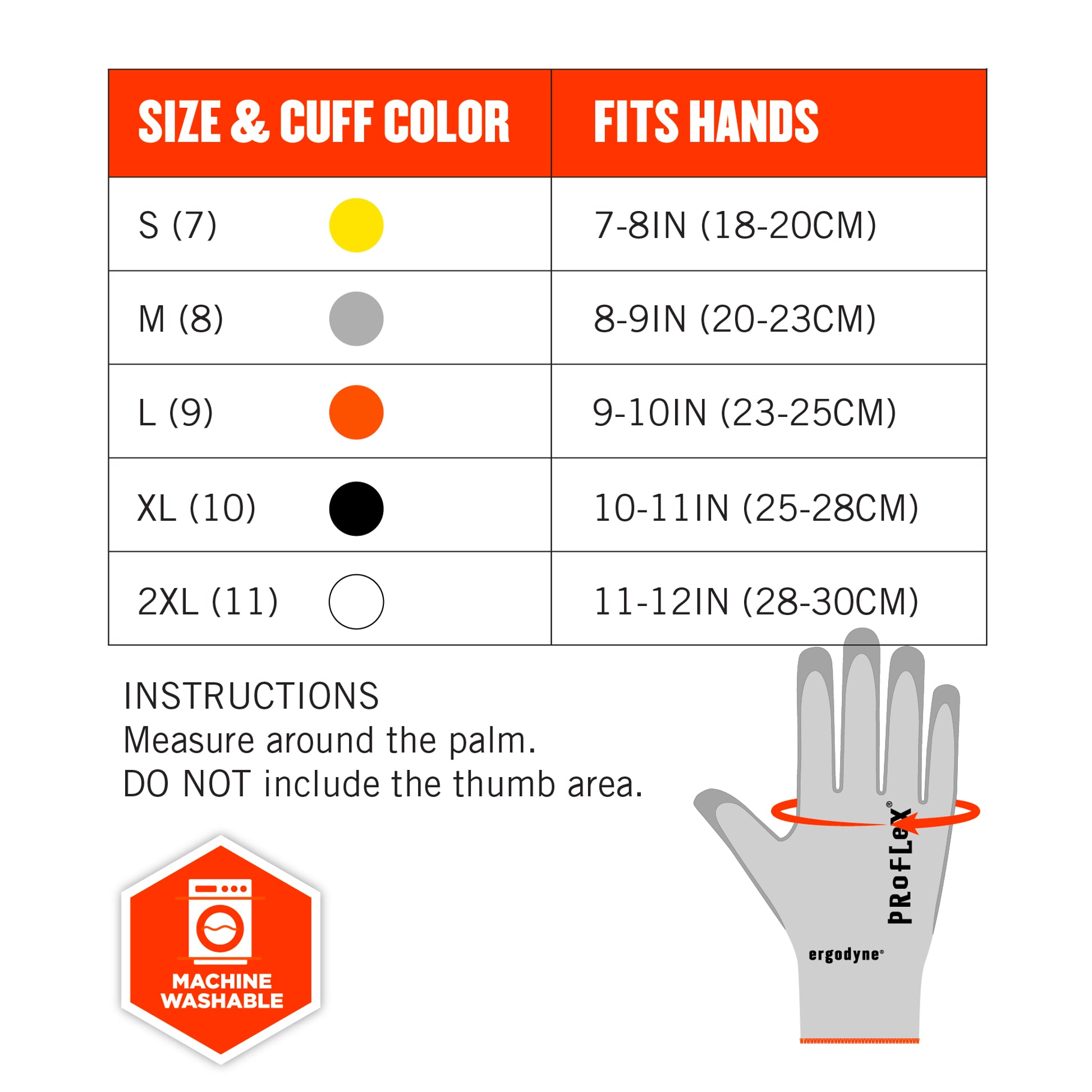 Ergodyne ProFlex 7030 PU Coated Cut-Resistant Gloves - ANSI/ISEA 105-2016 A3, EN388: 4X42C, 13g - 12-pair
