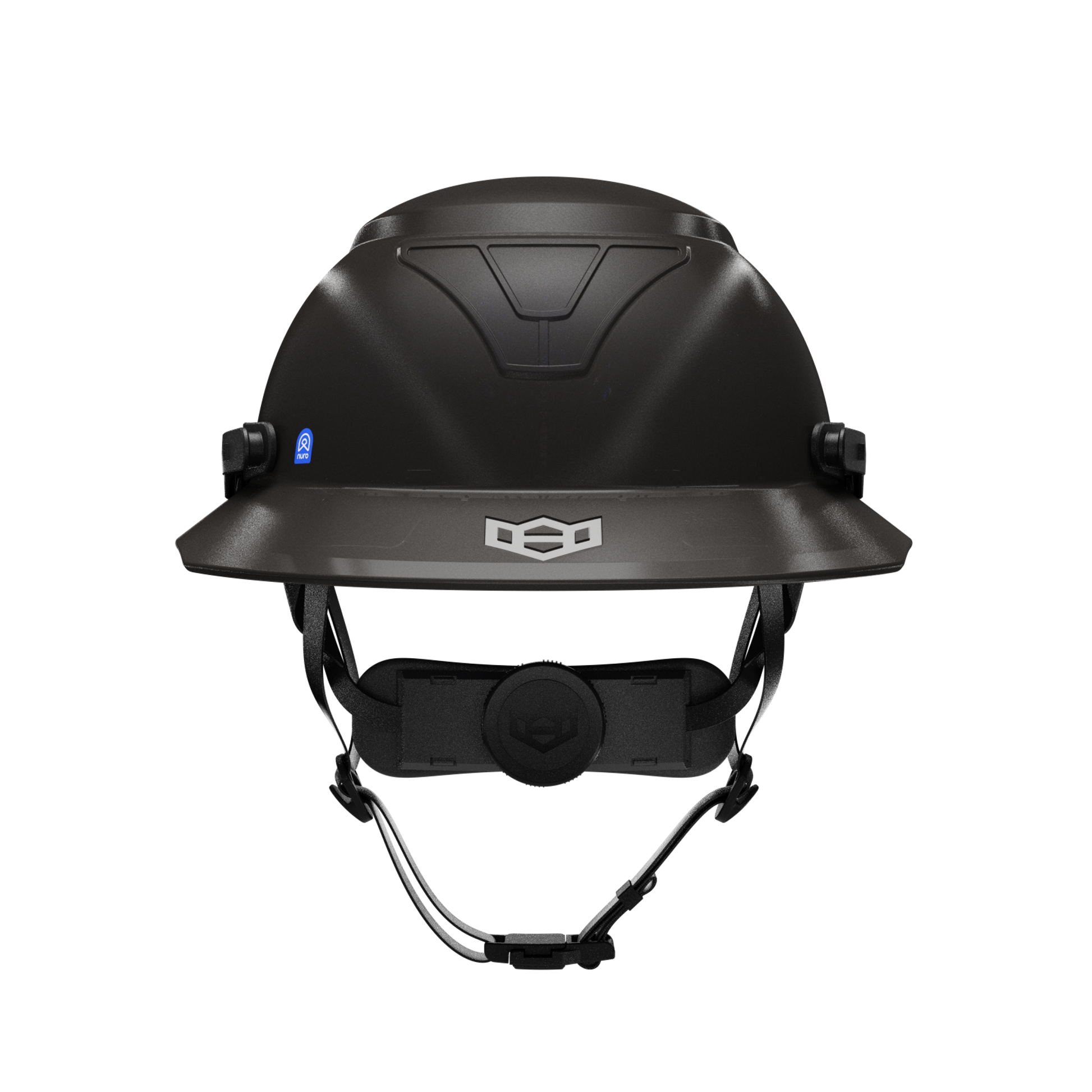 Hardknock Resolve - Full Brim - Class G,C,E - Type 2 Safety Helmet - Non-Vented - Black - 105-0-001