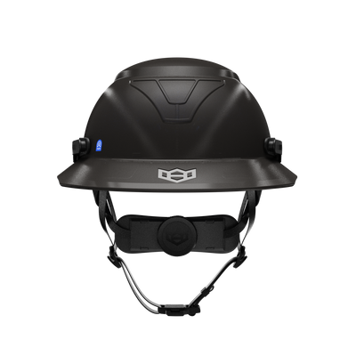 Hardknock Resolve - Full Brim - Class G,C,E - Type 2 Safety Helmet - Non-Vented - Black - 105-0-001