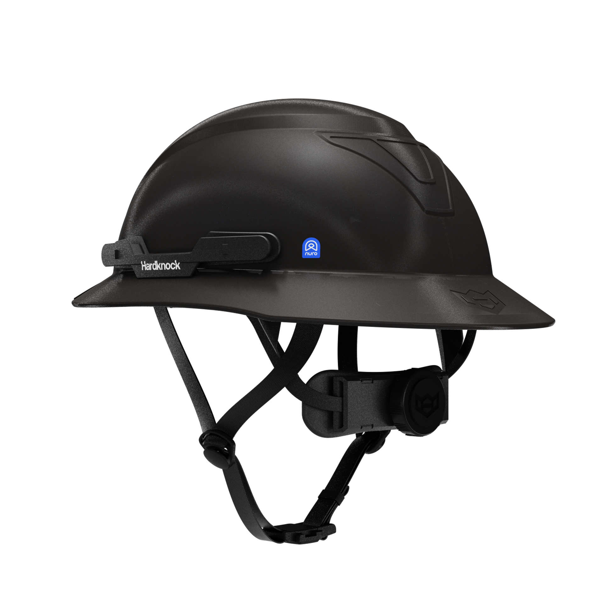 Hardknock Resolve - Full Brim - Class G,C,E - Type 2 Safety Helmet - Non-Vented - Black - 105-0-001