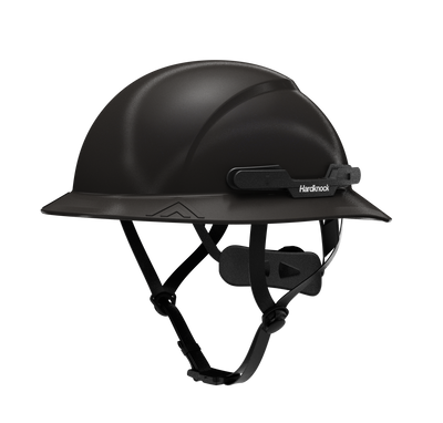 Hardknock Resolve - Full Brim - Class G,C,E - Type 2 Safety Helmet - Non-Vented - Black - 105-0-001