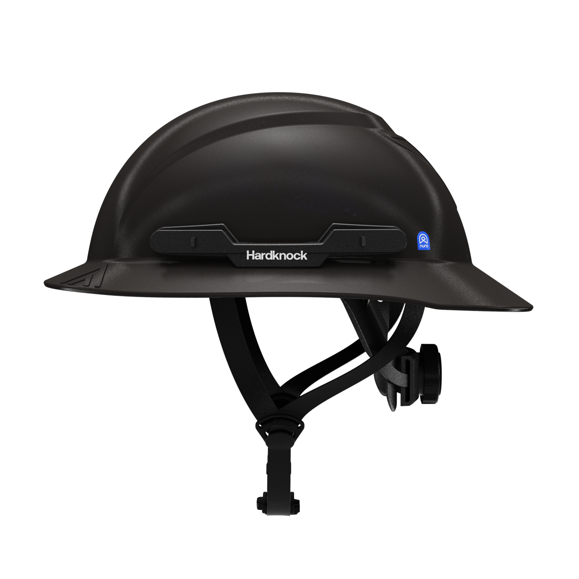 Hardknock Resolve - Full Brim - Class G,C,E - Type 2 Safety Helmet - Non-Vented - Black - 105-0-001