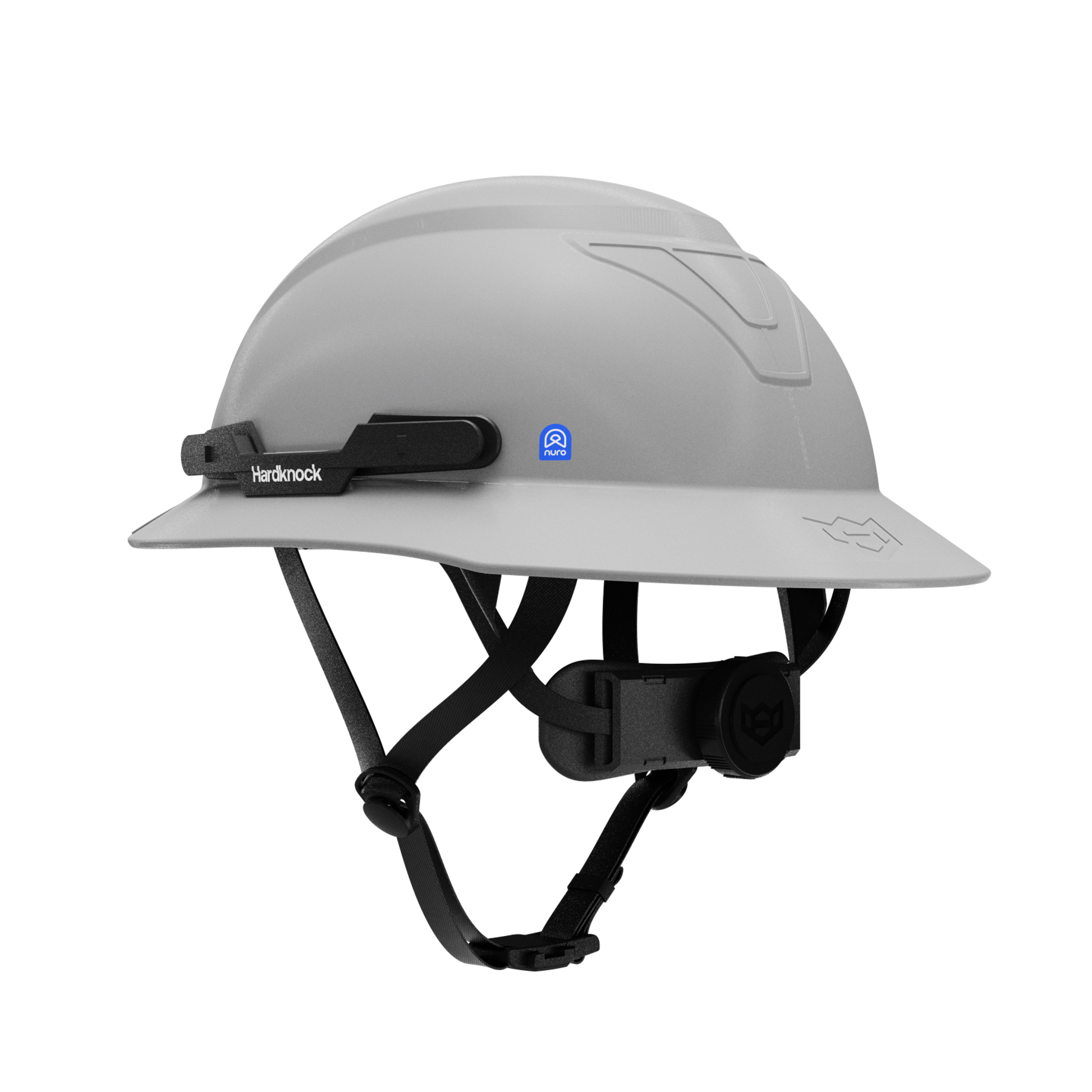 Hardknock Resolve - Full Brim - Class G,C,E - Type 2 Safety Helmet - Non-Vented - Gray - 105-0-050
