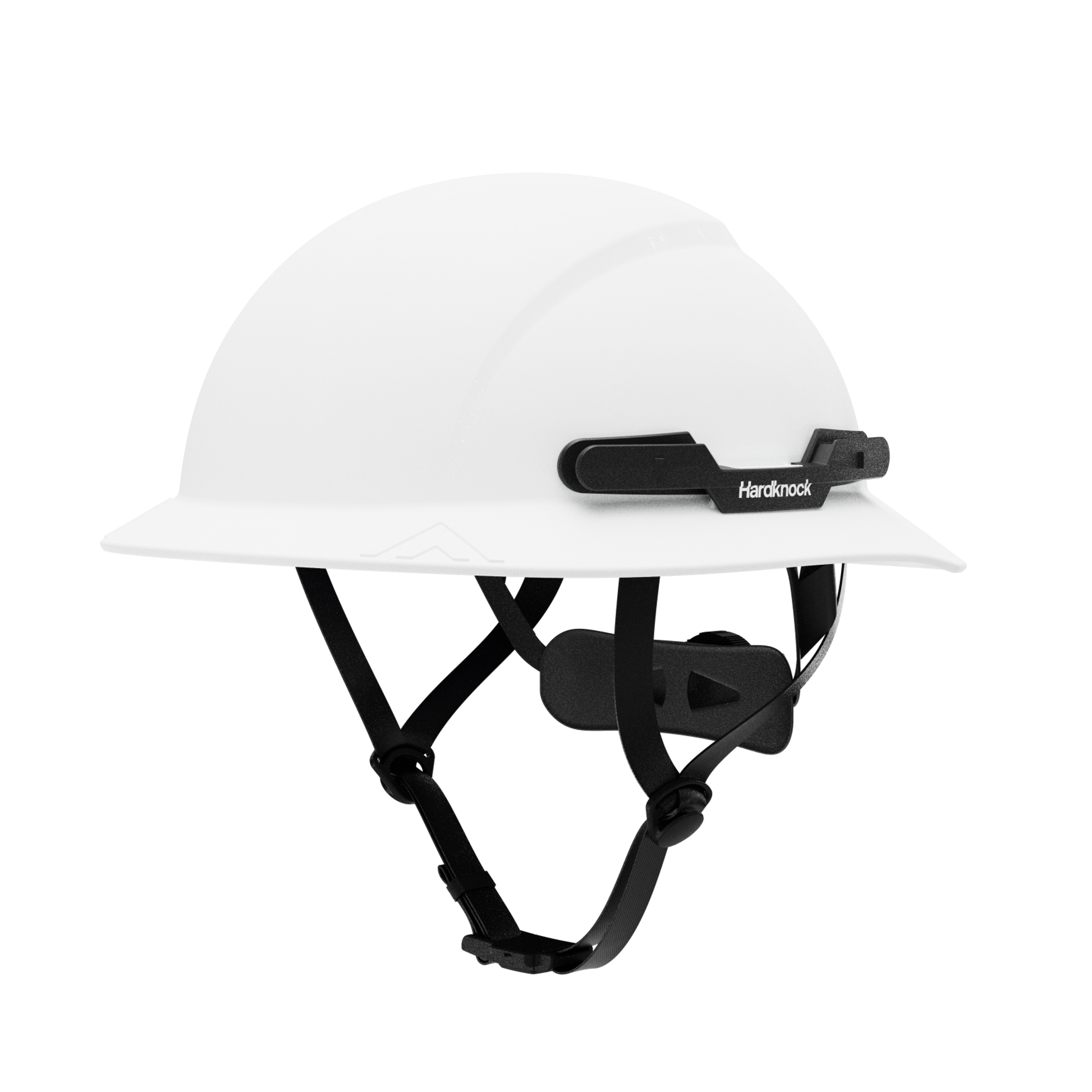 Hardknock Resolve - Full Brim - Class G,C,E - Type 2 Safety Helmet - Non-Vented - White - 105-0-100