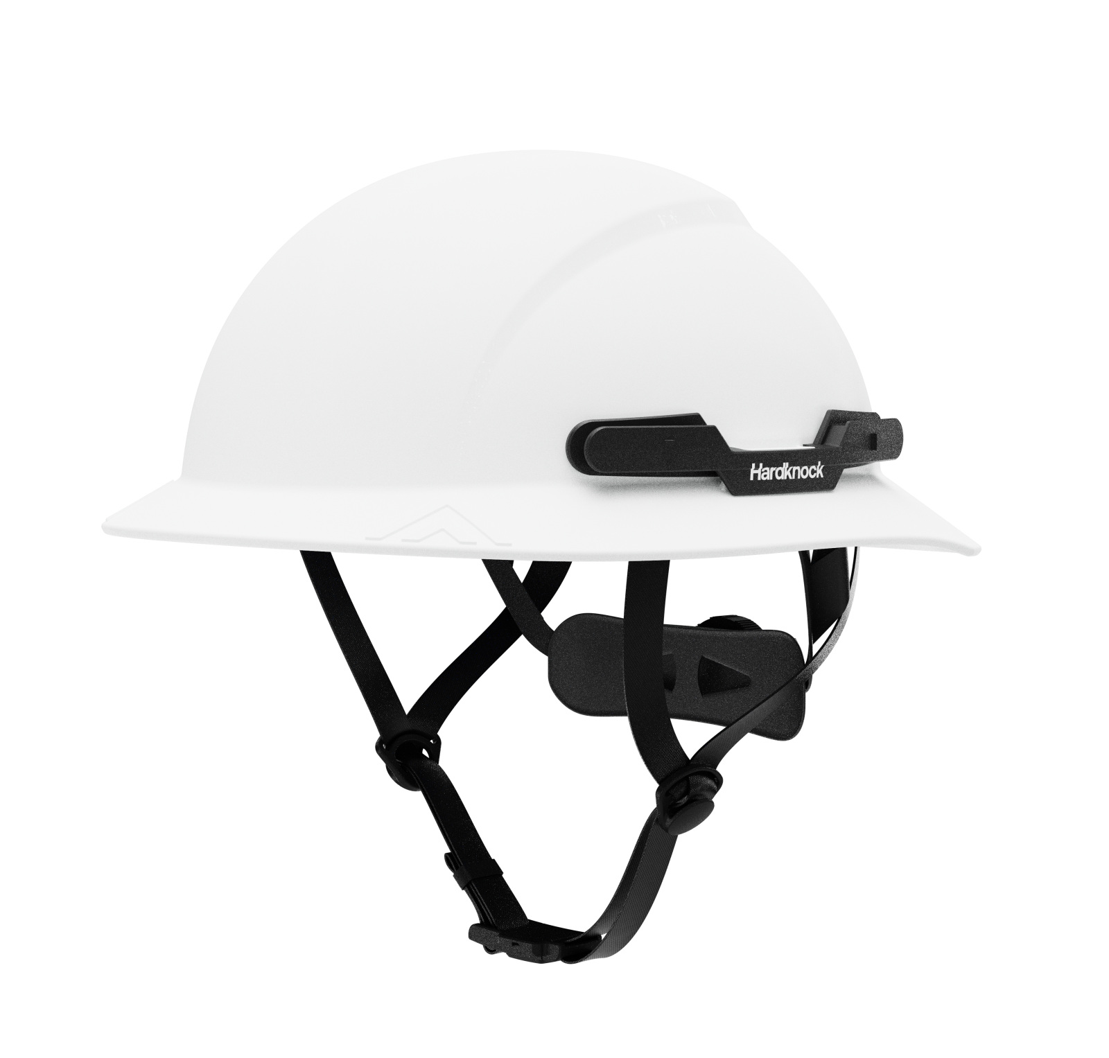 Hardknock Resolve - Full Brim - Class G,C,E - Type 2 Safety Helmet - Non-Vented - White - 105-0-100