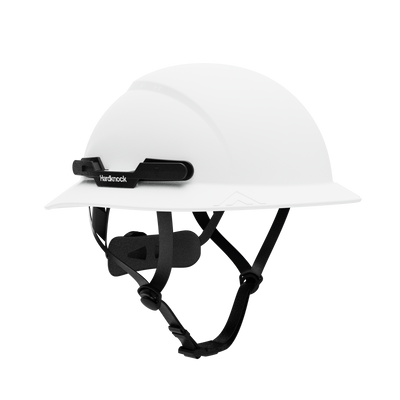 Hardknock Resolve - Full Brim - Class G,C,E - Type 2 Safety Helmet - Non-Vented - White - 105-0-100