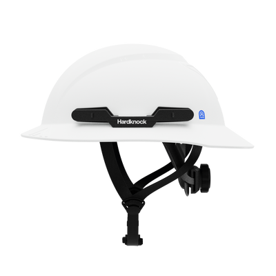 Hardknock Resolve - Full Brim - Class G,C,E - Type 2 Safety Helmet - Non-Vented - White - 105-0-100