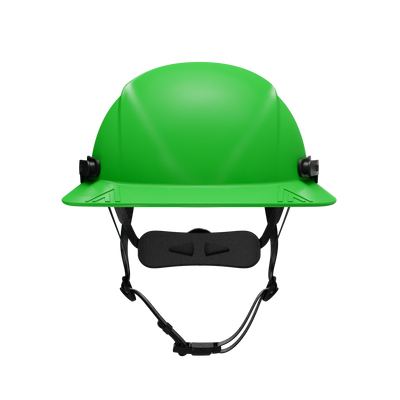 Hardknock Resolve - Full Brim - Class G,C,E - Type 2 Safety Helmet - Non-Vented - Green - 105-0-310