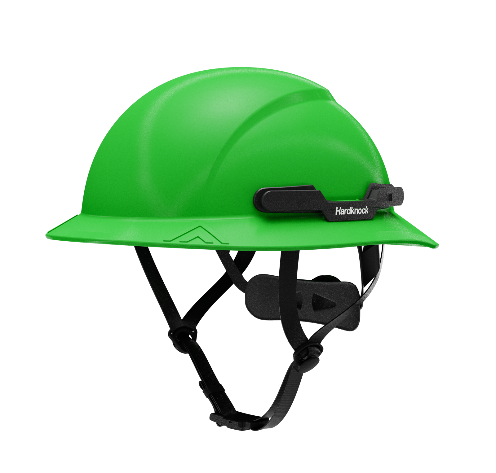 Hardknock Resolve - Full Brim - Class G,C,E - Type 2 Safety Helmet - Non-Vented - Green - 105-0-310