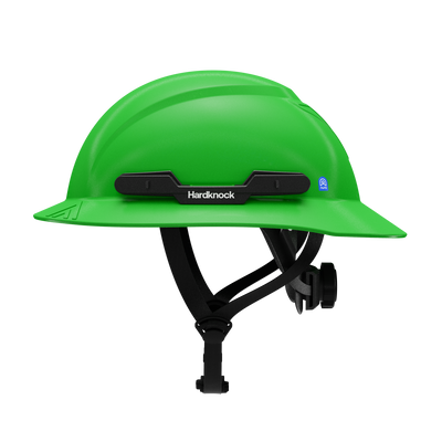 Hardknock Resolve - Full Brim - Class G,C,E - Type 2 Safety Helmet - Non-Vented - Green - 105-0-310