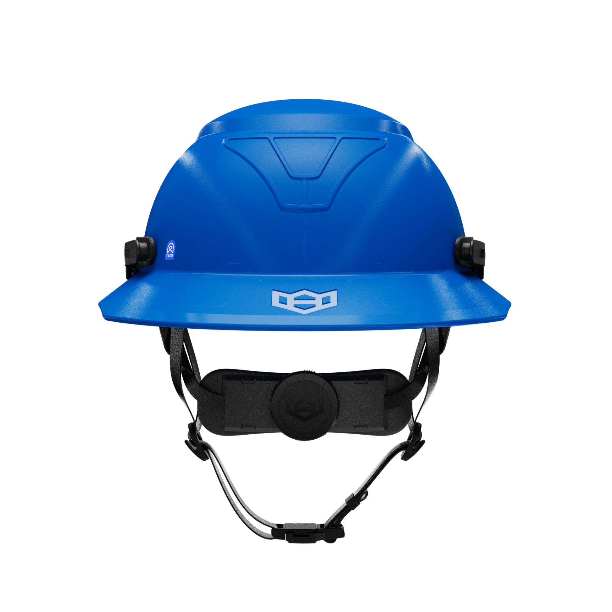 Hardknock Resolve - Full Brim - Class G,C,E - Type 2 Safety Helmet - Non-Vented - Blue - 105-0-460