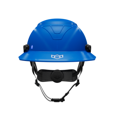Hardknock Resolve - Full Brim - Class G,C,E - Type 2 Safety Helmet - Non-Vented - Blue - 105-0-460