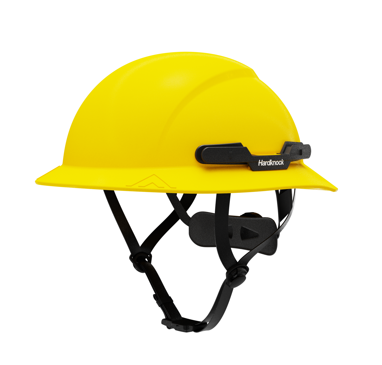 Hardknock Resolve - Full Brim - Class G,C,E - Type 2 Safety Helmet - Non-Vented - Yellow - 105-0-730