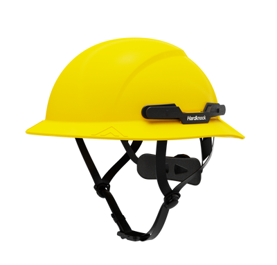 Hardknock Resolve - Full Brim - Class G,C,E - Type 2 Safety Helmet - Non-Vented - Yellow - 105-0-730