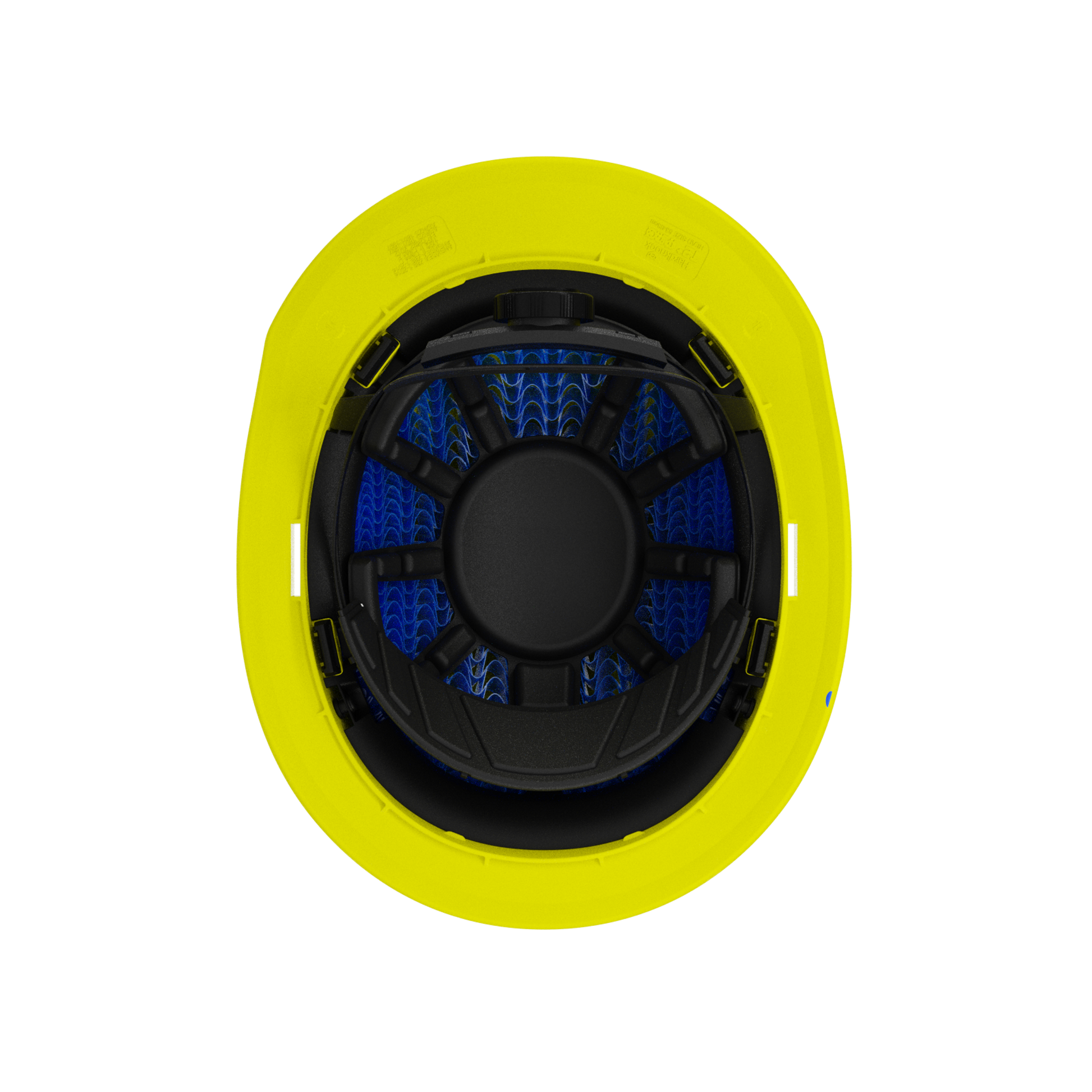 Hardknock Resolve - Full Brim - Class G,C,E - Type 2 Safety Helmet - Non-Vented - Neon Yellow - 105-0-740