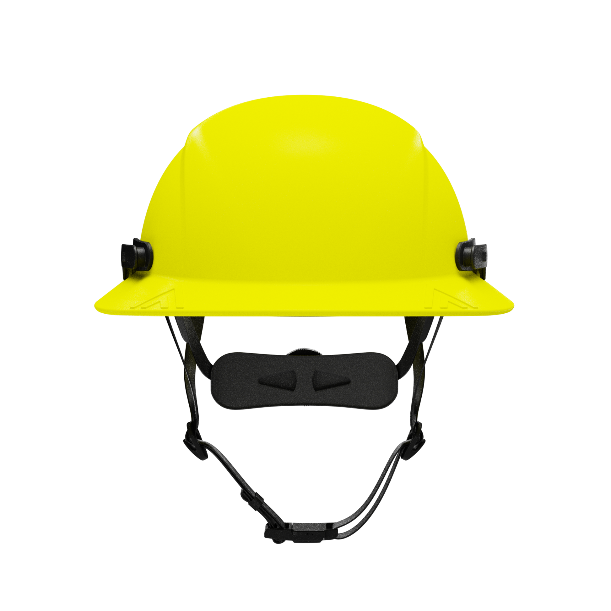 Hardknock Resolve - Full Brim - Class G,C,E - Type 2 Safety Helmet - Non-Vented - Neon Yellow - 105-0-740