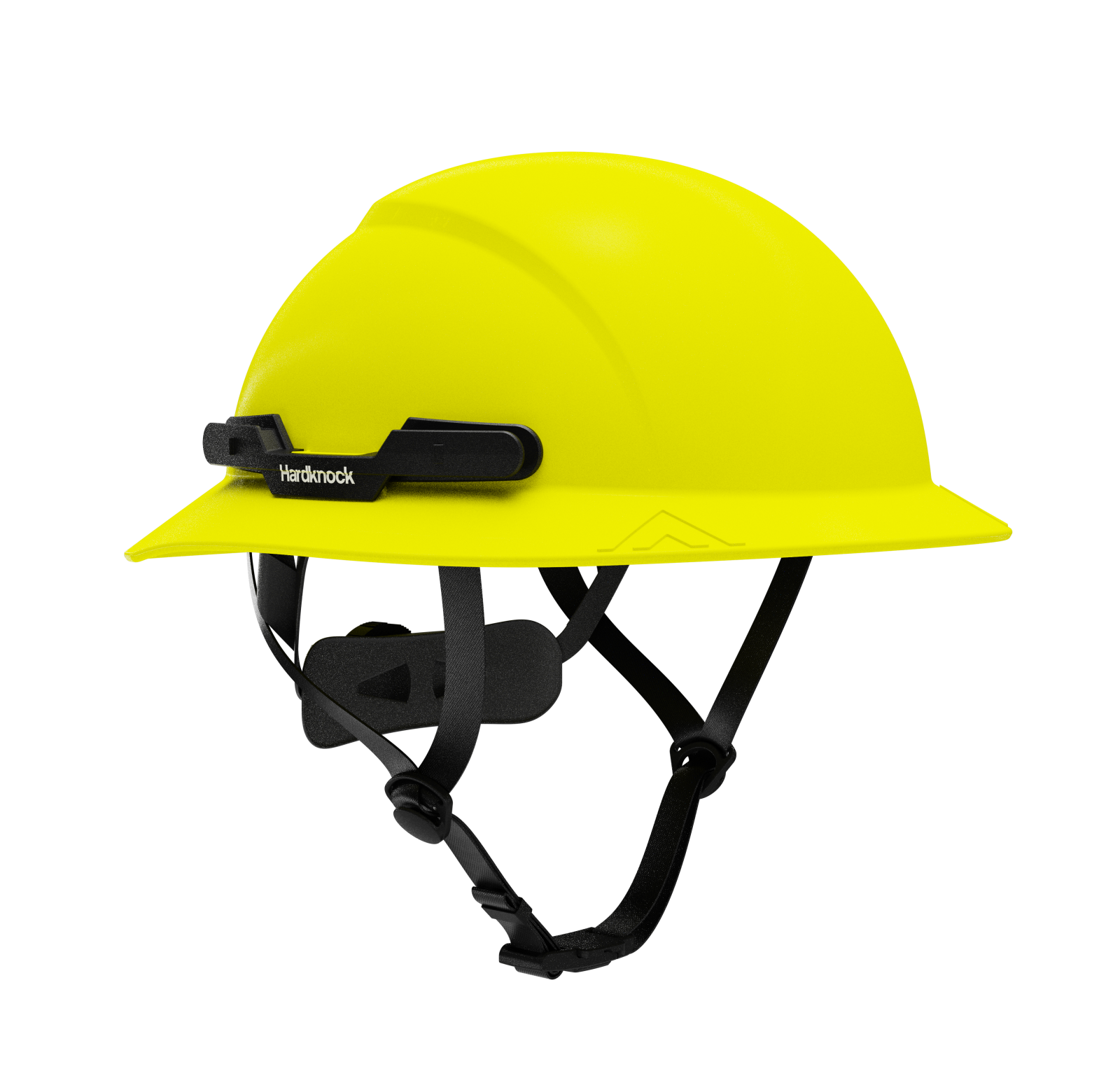 Hardknock Resolve - Full Brim - Class G,C,E - Type 2 Safety Helmet - Non-Vented - Neon Yellow - 105-0-740