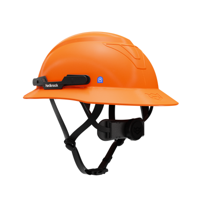 Hardknock Resolve - Full Brim - Class G,C,E - Type 2 Safety Helmet - Non-Vented - Orange - 105-0-840