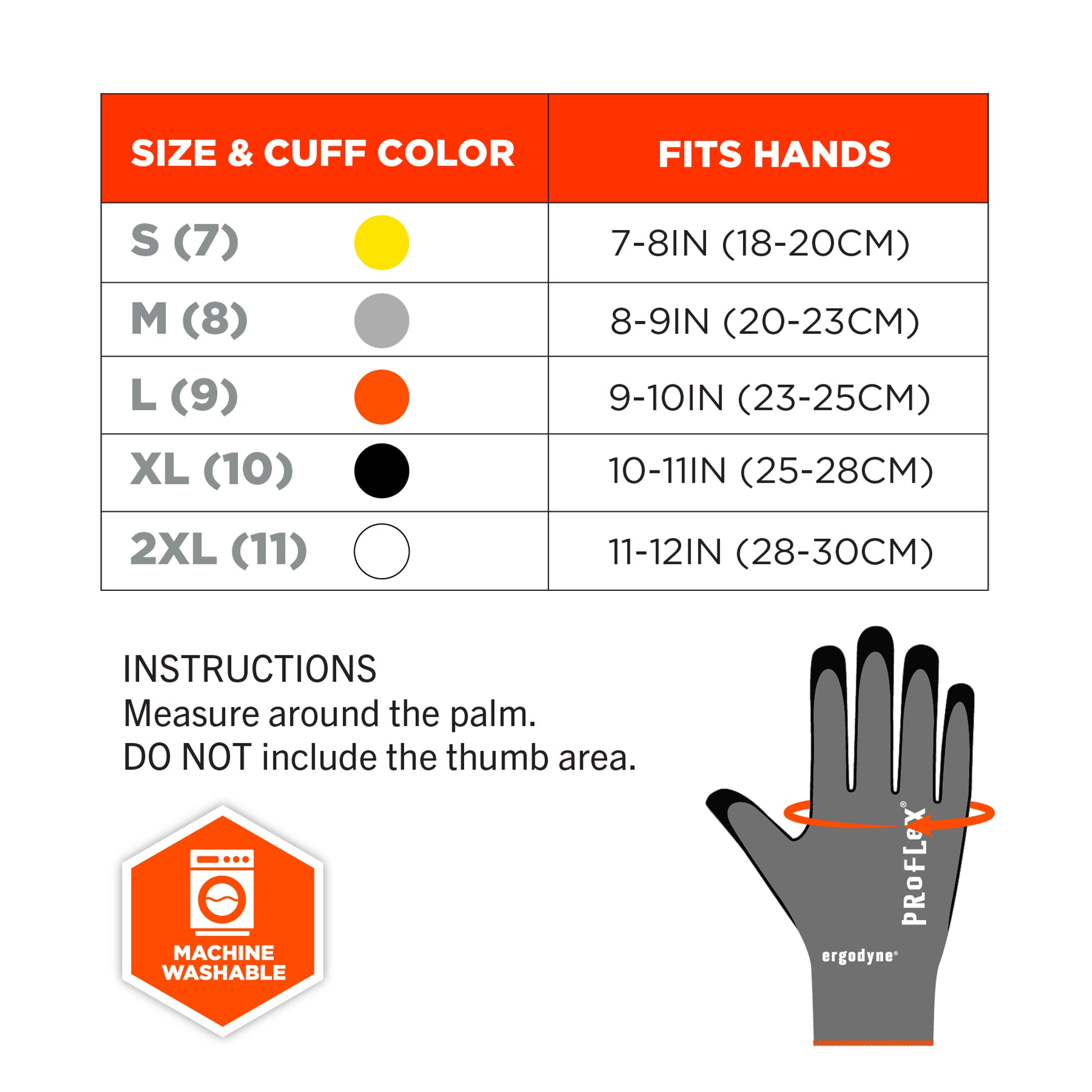 Ergodyne ProFlex 7043 Nitrile Coated Cut-Resistant Gloves - ANSI/ISEA 105-2016 A4, EN 388: 4X42D, 18g - 12-pair