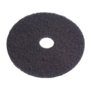 15" Black Floor Pads - Case/5