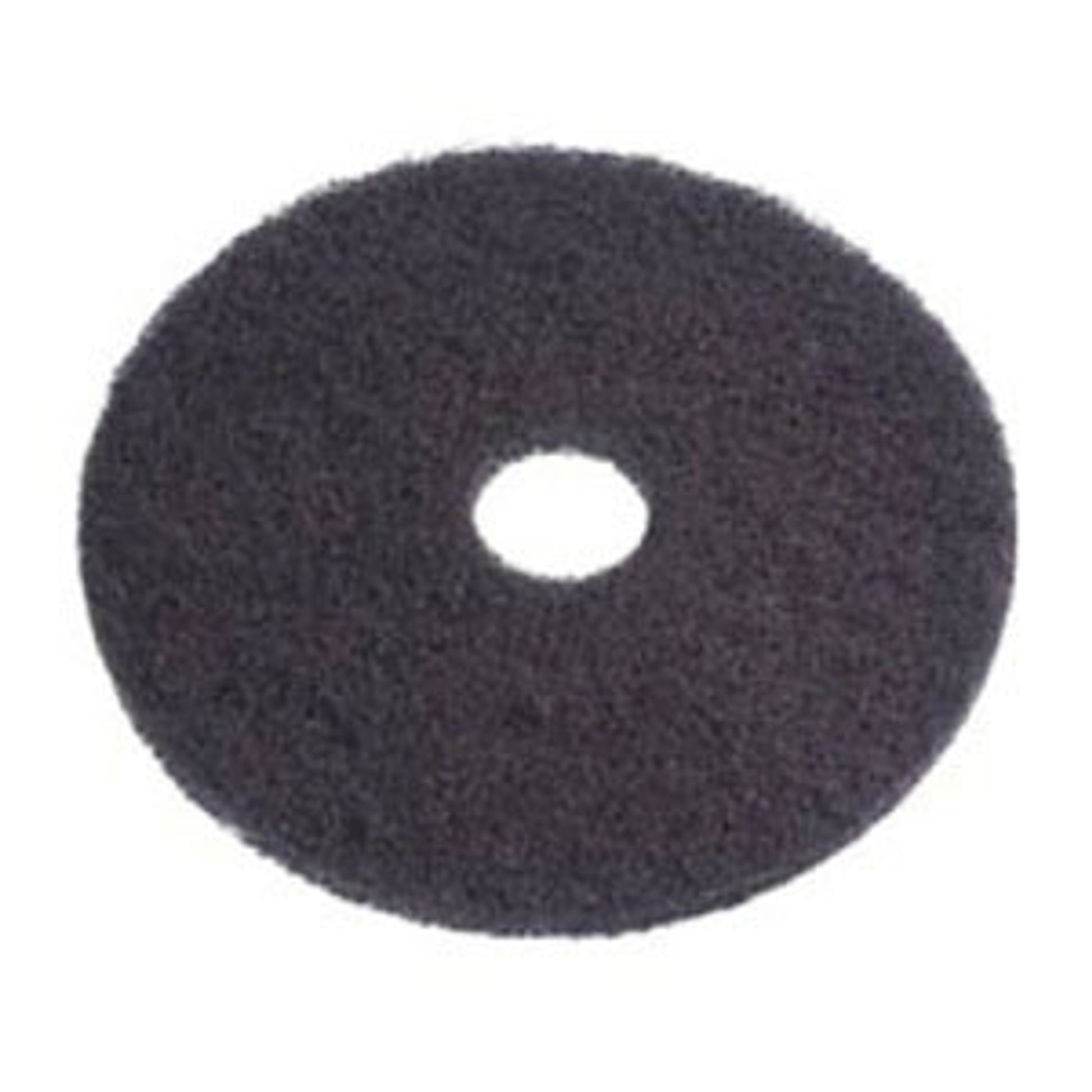 15" Black Floor Pads - Case/5