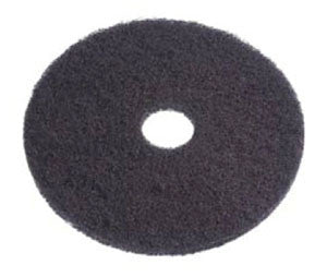 15" Black Floor Pads - Case/5