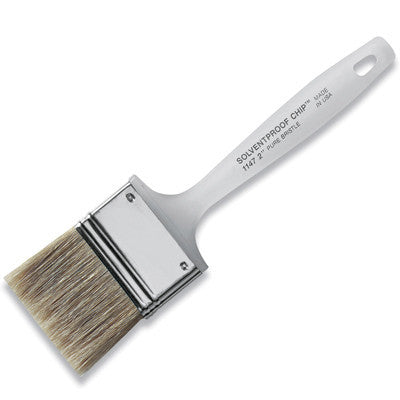 Chip Brush White Bristle 4" - 410-1202-old