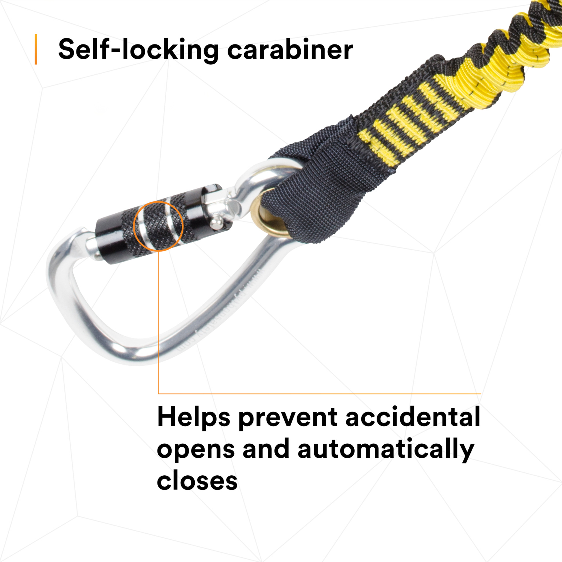 3M DBI-SALA Hook2Loop Bungee Tool Tether - Medium Duty - 1500049