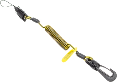 3M Clip2Loop Coil Tool Tether - 2 lb Capacity - 7 - 34 in - 10 ea/Pack - 1500060