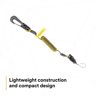 3M Clip2Loop Coil Tool Tether - 2 lb Capacity - 7 - 34 in - 10 ea/Pack - 1500060