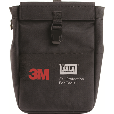 3M Tool Pouch with D-ring - Canvas - Black - 8.75 in x 13 in - 1500127