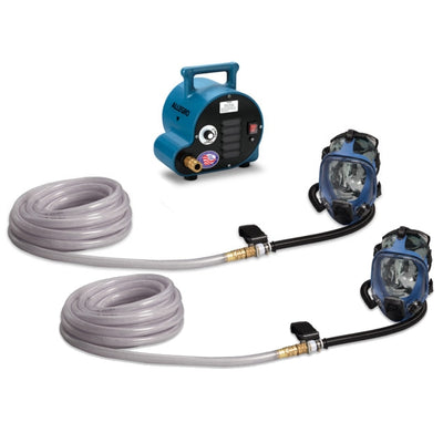 Allegro Full Mask Breathing Air Blower Respirator System
