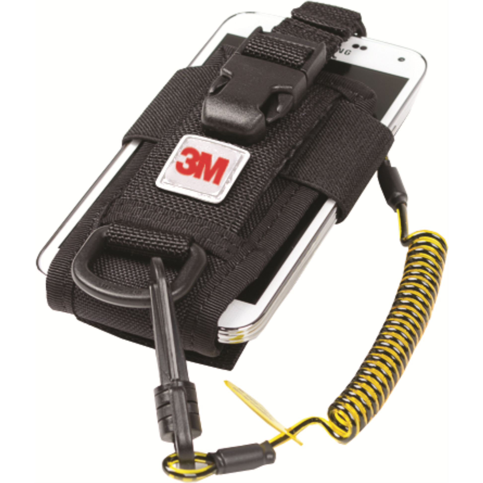 3M DBI-SALA Adjustable Radio/Cell Phone Holster - Clip2Loop Coil Tether - Micro D-Ring - 1500089