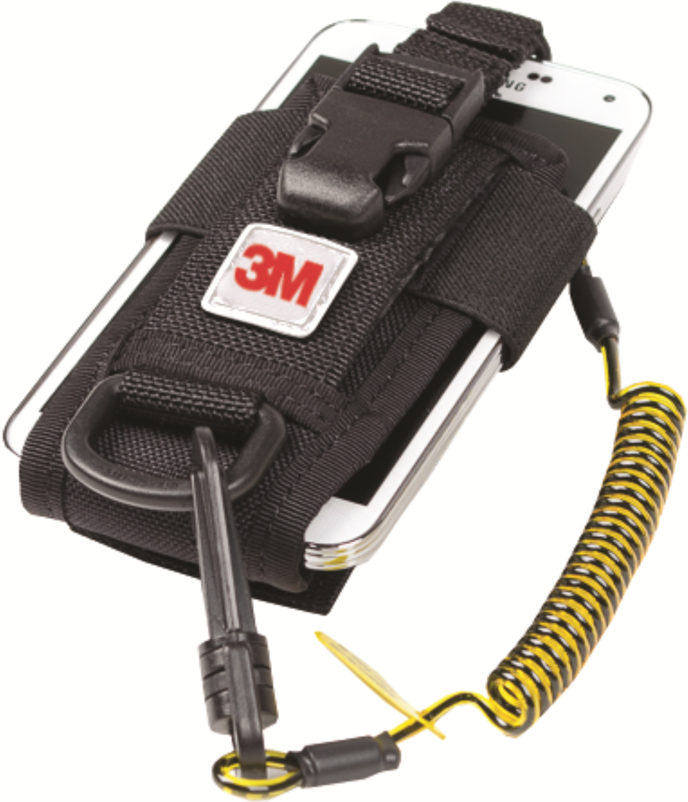 3M DBI-SALA Adjustable Radio/Cell Phone Holster - Clip2Loop Coil Tether - Micro D-Ring - 1500089