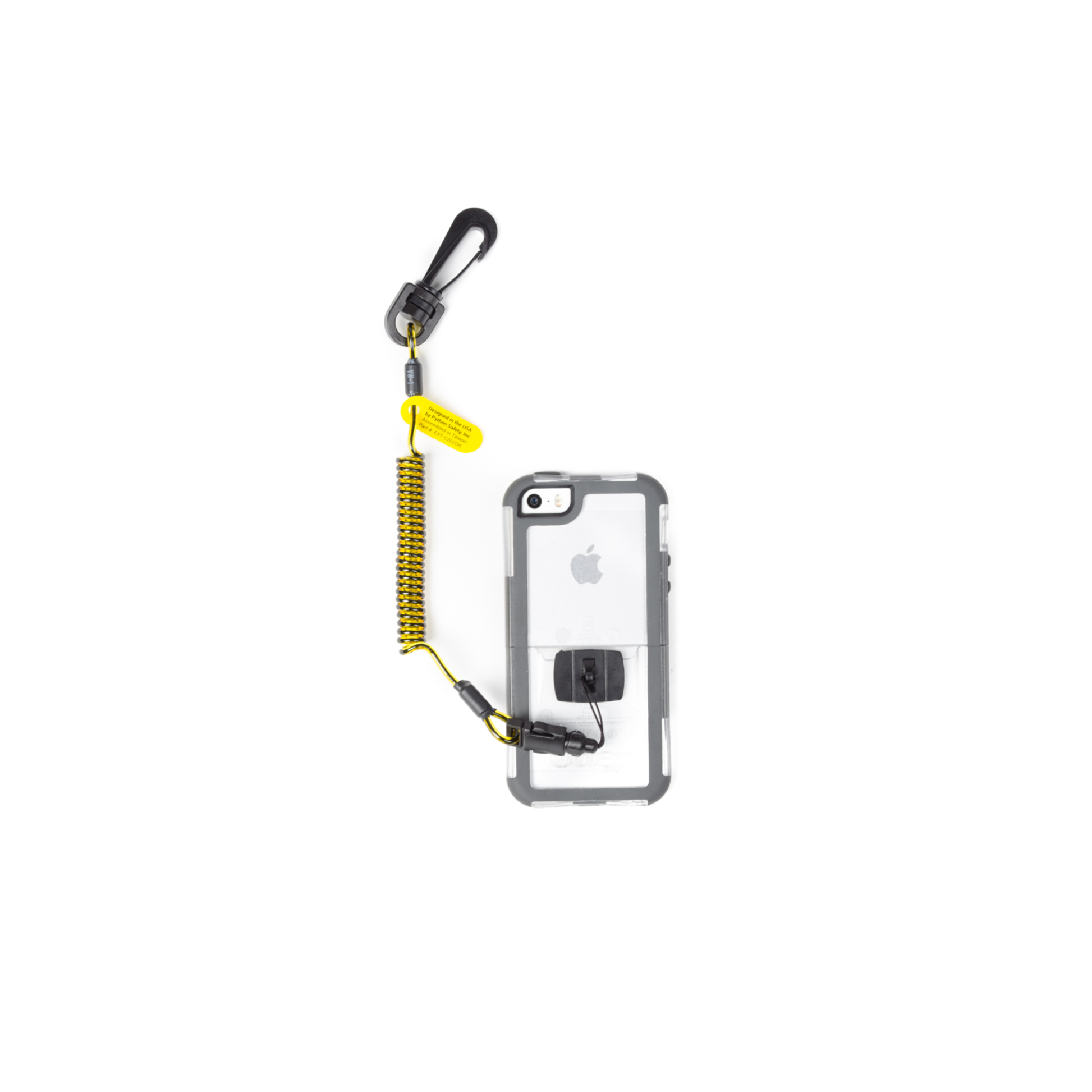 3M DBI-SALA Adjustable Radio/Cell Phone Holster - Clip2Loop Coil Tether - Micro D-Ring - 1500089