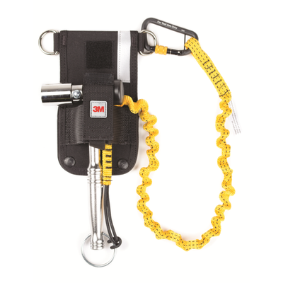3M Scaffold Wrench Holster with Retractor and Hook2Loop Bungee Tether - 1.5 - 5 lb Capacity - 32 - 47 in - 1500097