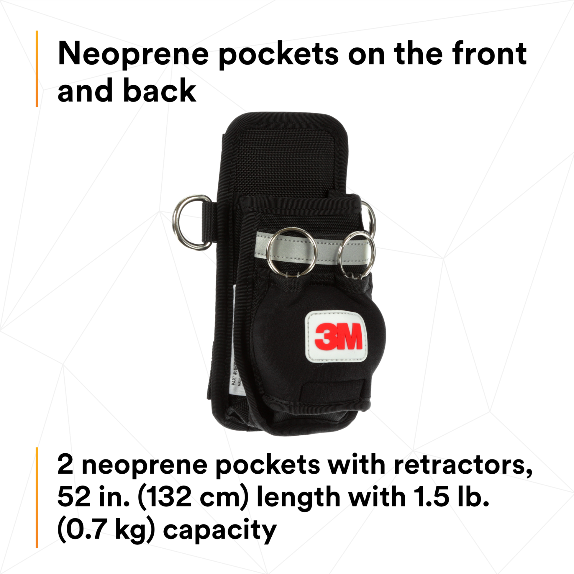 3M DBI-SALA Dual Tool Holster with 2 Retractors - Harness - 1500109