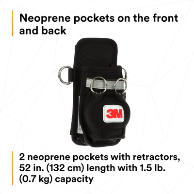 3M DBI-SALA Dual Tool Holster with 2 Retractors - Harness - 1500109