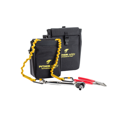 3M Tool Pouch with D-ring and Triggers - Canvas - Black - 7.5 in x 11 in - 1500126