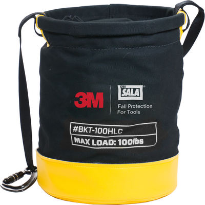 3M Spill Control Safe Bucket with Drawstring Closure - 100 lb Capacity - Canvas - 12.5 in dia x 15 in - 1500133