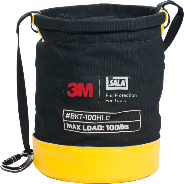 3M Spill Control Safe Bucket with Drawstring Closure - 100 lb Capacity - Canvas - 12.5 in dia x 15 in - 1500133